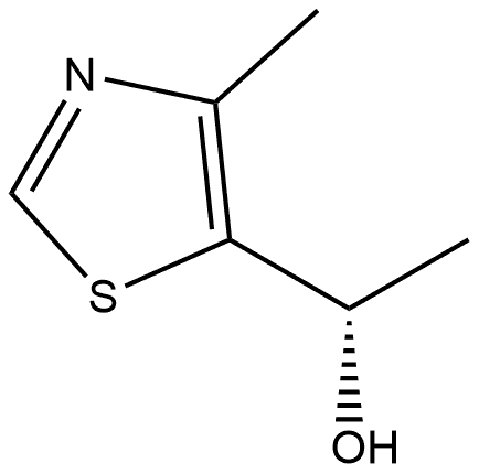 (S)-1-(4-甲基噻唑-5-基)乙烷-1-醇 结构式
