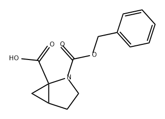 2-Azabicyclo[3.1.0]hexane-1,2-dicarboxylic acid, 2-(phenylmethyl) ester 结构式