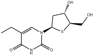 Uridine, 2'-deoxy-5-ethyl-4'-thio- (9CI) 结构式