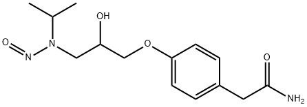 N-亚硝基-阿替洛尔 结构式