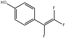 Phenol, 4-(1,2,2-trifluoroethenyl)- 结构式