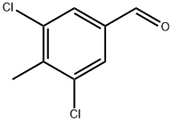 3,5-二氯-4-甲基苯甲醛- 结构式