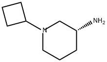 (R)-1-环丁基哌啶-3-胺 结构式