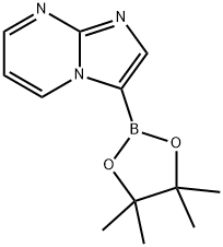 Imidazo[1,2-a]pyrimidine, 3-(4,4,5,5-tetramethyl-1,3,2-dioxaborolan-2-yl)- 结构式