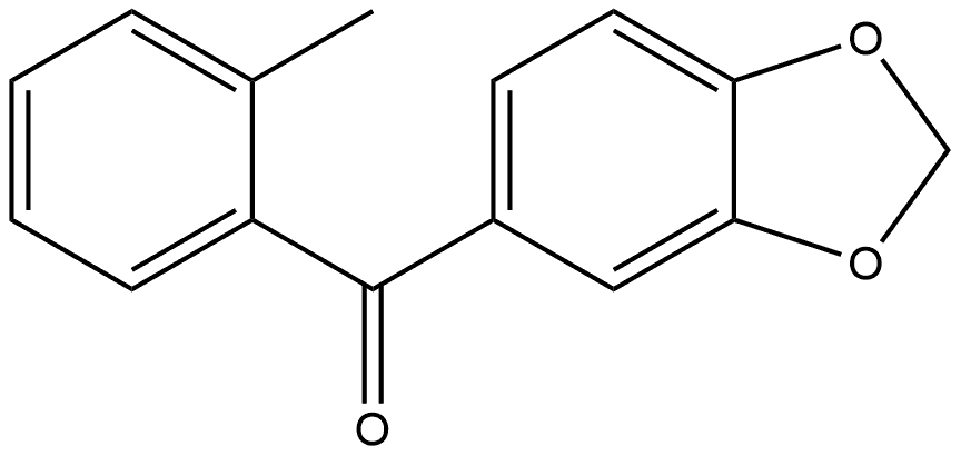1,3-Benzodioxol-5-yl(2-methylphenyl)methanone 结构式