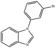 1-(3-溴苯基)-1H-苯并[D]咪唑 结构式