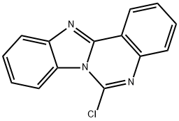 BENZIMIDAZO[1,2-C]QUINAZOLINE, 6-CHLORO- 结构式
