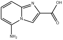 Imidazo[1,2-a]pyridine-2-carboxylic acid, 5-amino- 结构式