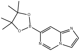 Imidazo[1,2-c]pyrimidine, 7-(4,4,5,5-tetramethyl-1,3,2-dioxaborolan-2-yl)- 结构式