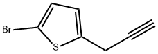 Thiophene, 2-bromo-5-(2-propyn-1-yl)- 结构式