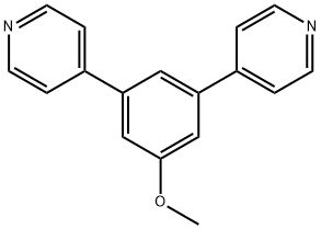 4,4'-(5-METHOXY-1,3-PHENYLENE)DIPYRIDINE 结构式