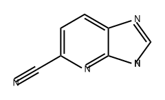 3H-Imidazo[4,5-b]pyridine-5-carbonitrile 结构式
