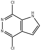 4,7-二氯-1H-吡咯并[2,3-D]哒嗪 结构式