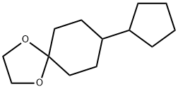 1,4-Dioxaspiro[4.5]decane, 8-cyclopentyl- 结构式