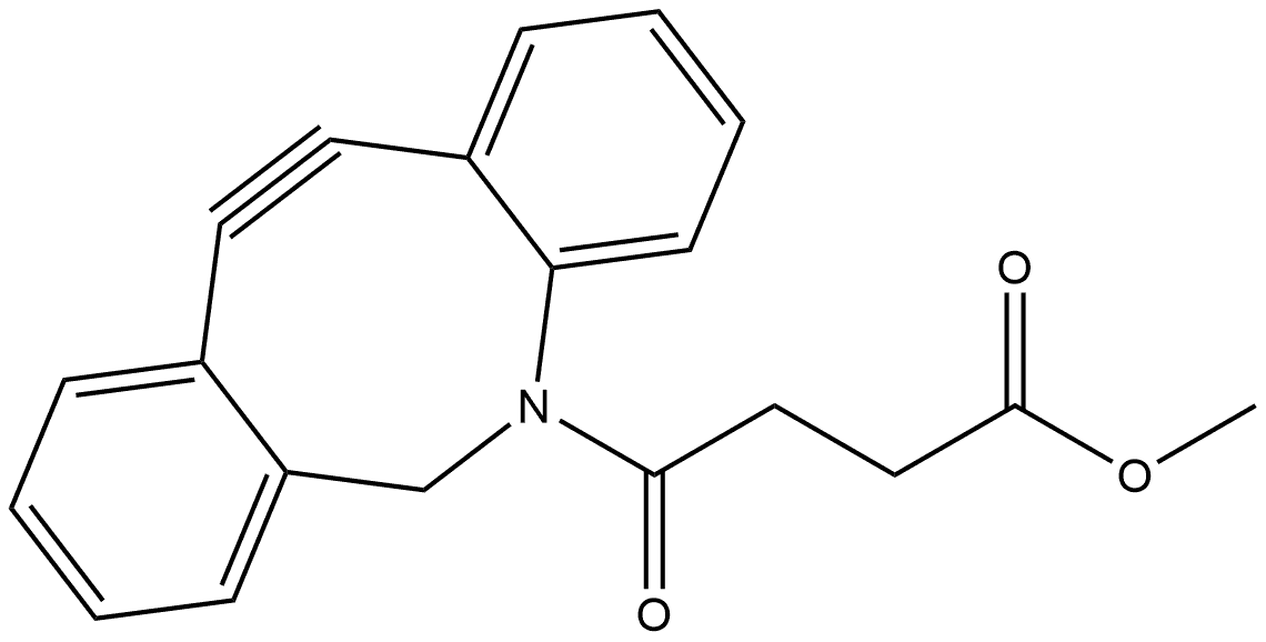 Dibenz[b,f]azocine-5(6H)-butanoic acid, 11,12-didehydro-γ-oxo-, methyl ester 结构式