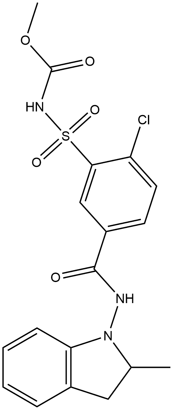 吲达帕胺杂质31 结构式