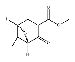 (1R,5R)-甲基6,6-二甲基-2-氧双环[3.1.1]庚烷-3-羧酸酯 结构式