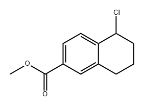 5-氯-5,6,7,8-四氢萘-2-羧酸甲酯 结构式