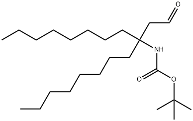 Boc-NH-Oc2-propanal 结构式