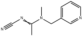 N'-Cyano-N-methyl-N-(3-pyridinylmethyl)-ethanimidamide 结构式