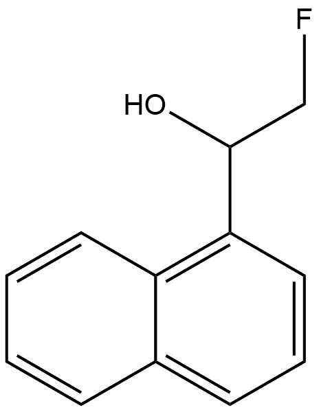 2-fluoro-1-(naphthalen-1-yl)ethan-1-ol 结构式