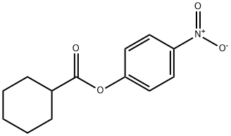 Cyclohexanecarboxylic acid, 4-nitrophenyl ester 结构式