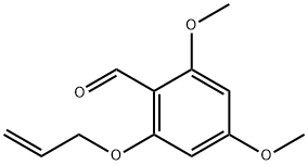 Benzaldehyde, 2,4-dimethoxy-6-(2-propen-1-yloxy)- 结构式