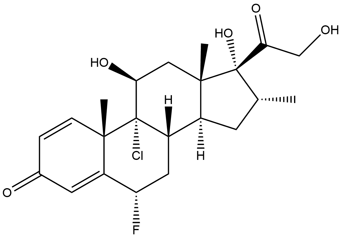 氟米松杂质 6 结构式
