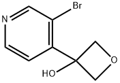 3-(3-bromopyridin-4-yl)oxetan-3-ol 结构式