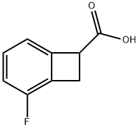 2-氟双环[4.2.0]辛-1,3,5-三烯-7-甲酸 结构式