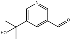 5-(2-羟基丙-2-基)烟醛 结构式