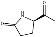 5-乙酰基-2-吡咯烷酮 结构式