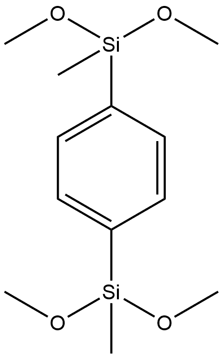 1,4-双(二甲氧基甲基硅基)苯 结构式