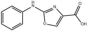 2-(Phenylamino)-1,3-oxazole-4-carboxylic acid 结构式