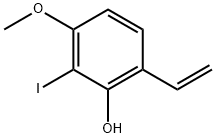Phenol, 6-ethenyl-2-iodo-3-methoxy- 结构式
