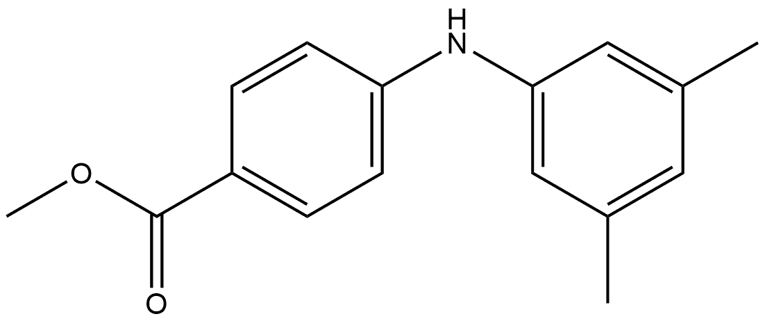 Methyl 4-[(3,5-dimethylphenyl)amino]benzoate 结构式