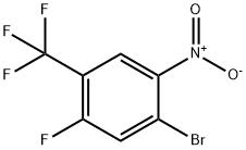 1-溴-5-氟-2-硝基-4-(三氟甲基)苯 结构式