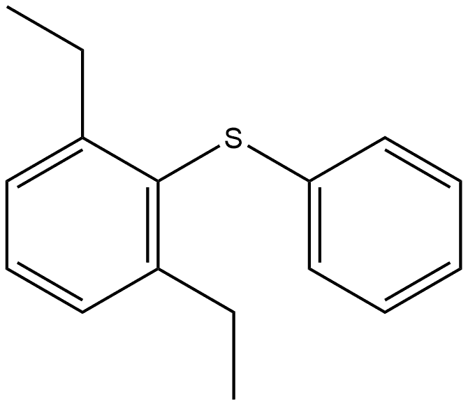 1,3-Diethyl-2-(phenylthio)benzene 结构式