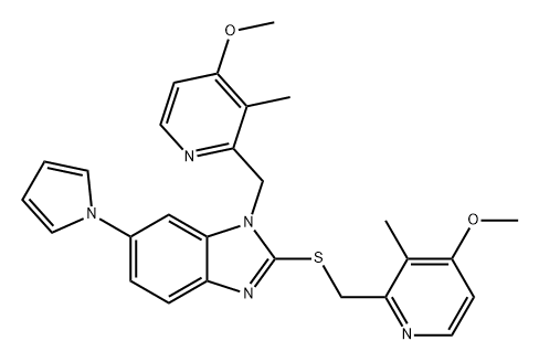 艾普拉唑杂质8 结构式