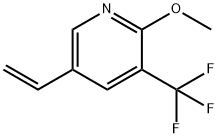 2-甲氧基-3-(三氟甲基)-5-乙烯基吡啶 结构式