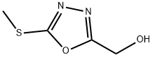 1,3,4-Oxadiazole-2-methanol, 5-(methylthio)- 结构式