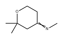 Methanamine, N-(tetrahydro-2,2-dimethyl-4H-pyran-4-ylidene)- 结构式