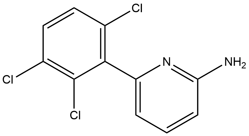 6-(2,3,6-Trichlorophenyl)-2-pyridinamine 结构式