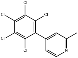 2-Methyl-4-(perchlorophenyl)pyridine 结构式