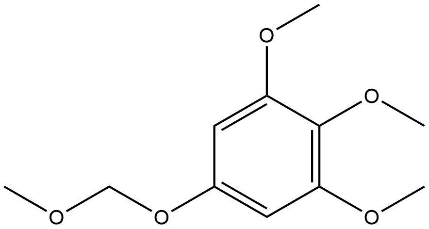 1,2,3-Trimethoxy-5-(methoxymethoxy)benzene 结构式