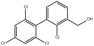 2,2',4',6'-Tetrachlorobiphenyl-3-methanol 结构式