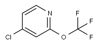 4-Chloro-2-(trifluoromethoxy)pyridine 结构式