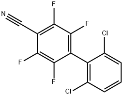 2',6'-Dichloro-2,3,5,6-tetrafluoro-biphenyl-4-carbonitrile 结构式