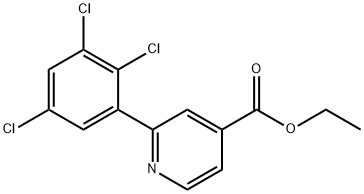 Ethyl 2-(2,3,5-trichlorophenyl)isonicotinate 结构式