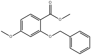 Methyl 4-methoxy-2-phenylmethoxybenzoate 结构式